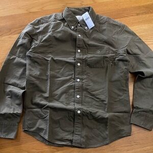 NWT Men’s American Eagle Outfitters Dark Green Casual Shirt
